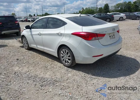 2013 Hyundai Elantra Gls из США, поврежденный, VIN 5NPDH4AE6DH172893